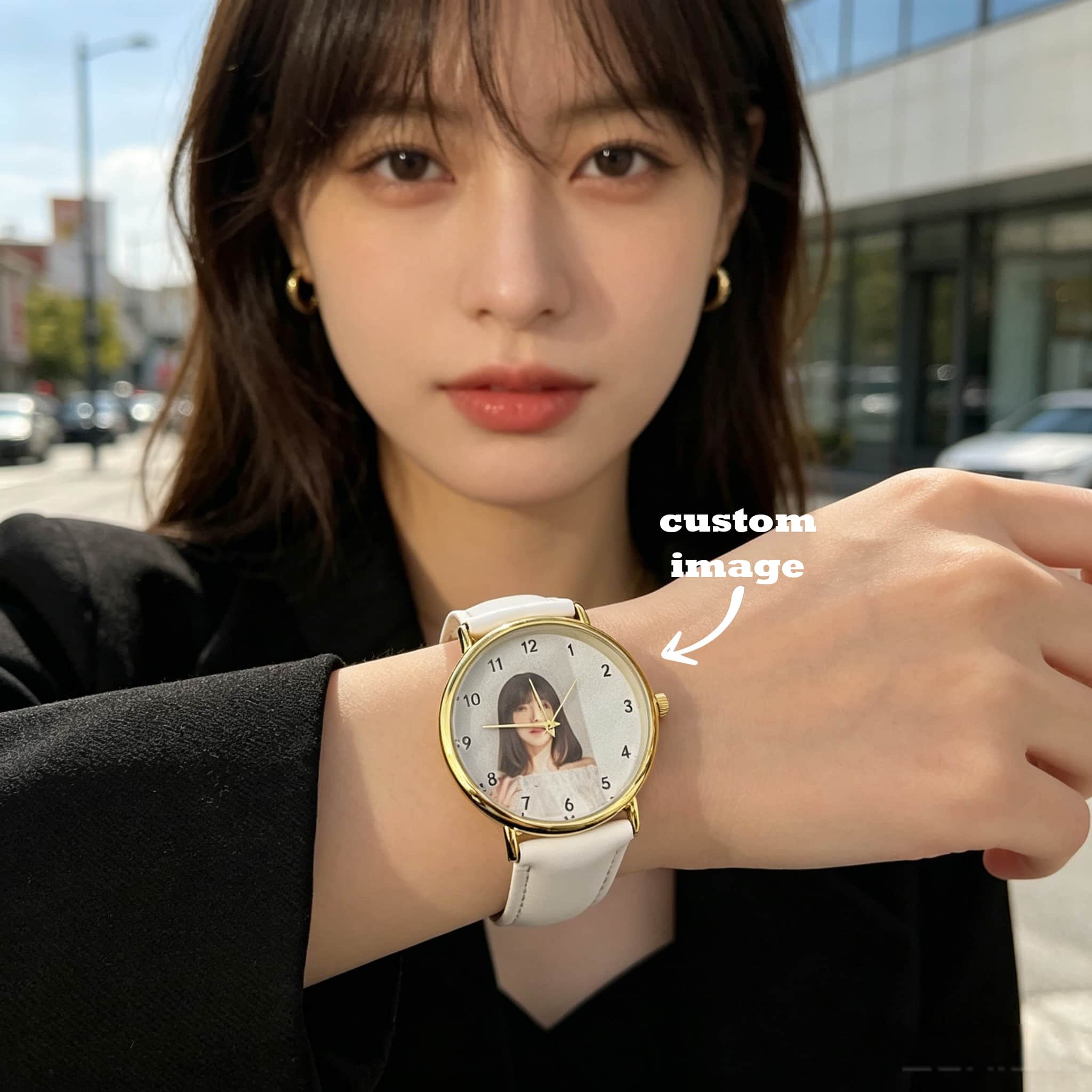 Jewelry Watches For Women - Personalized Women Watch Custom Photo Text