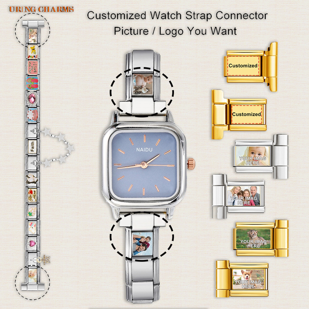 Jewelry Watches For Women - 1 pair Picture Logo Customized Watch