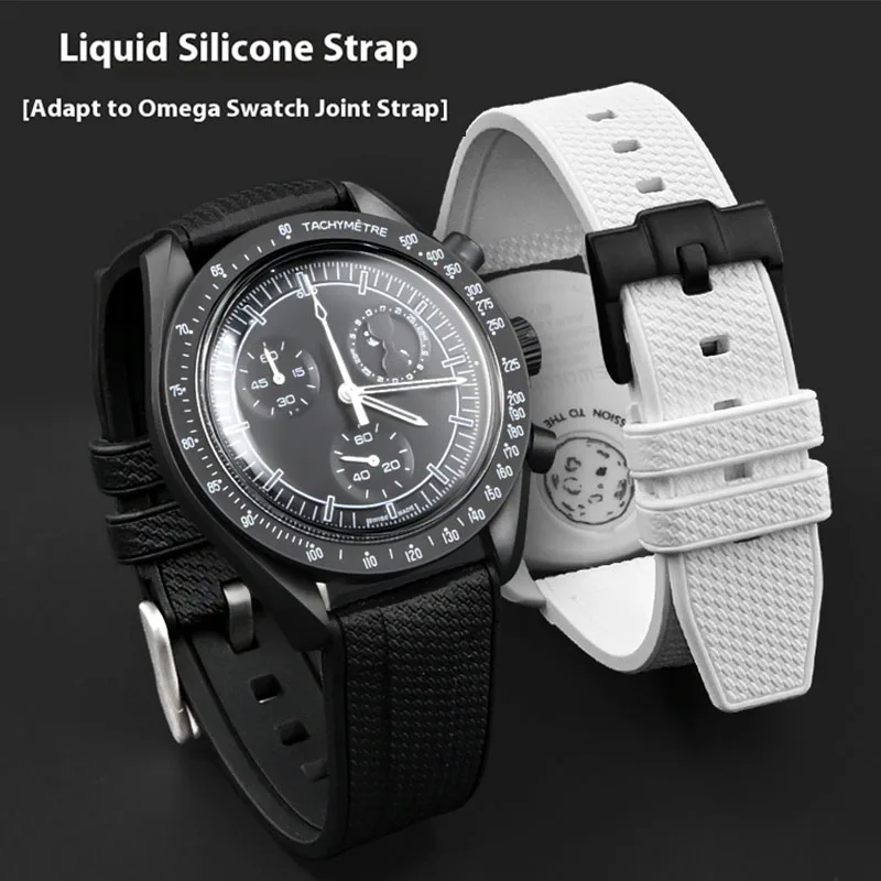 20mm 22mm Liquid Silicone Stra - Omega Watch Seamaster ulasan dan harga