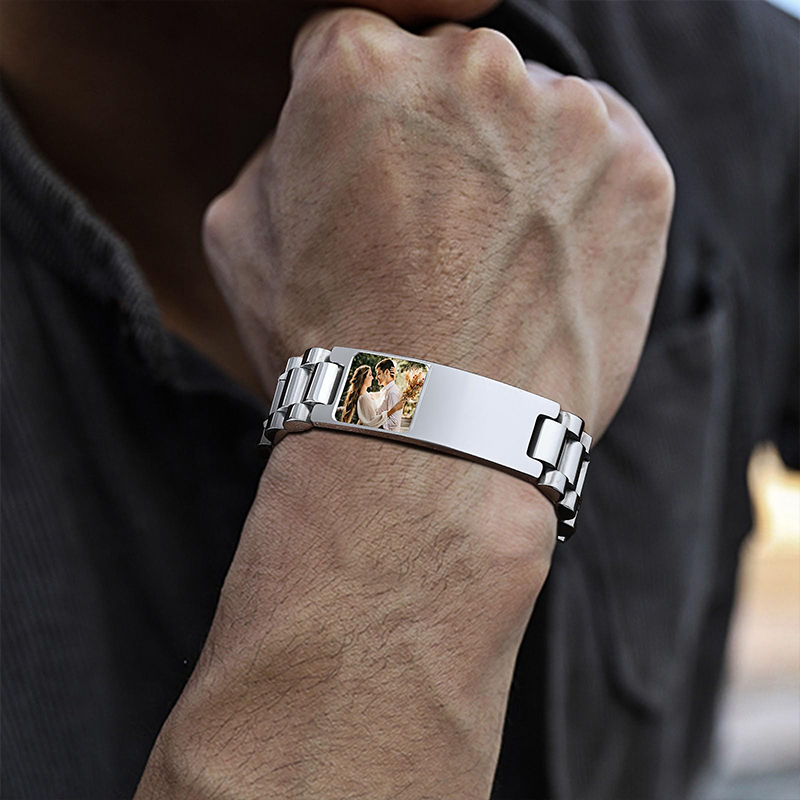 Custom Picture Text Bracelet W - Jewels On Watches ulasan dan harga