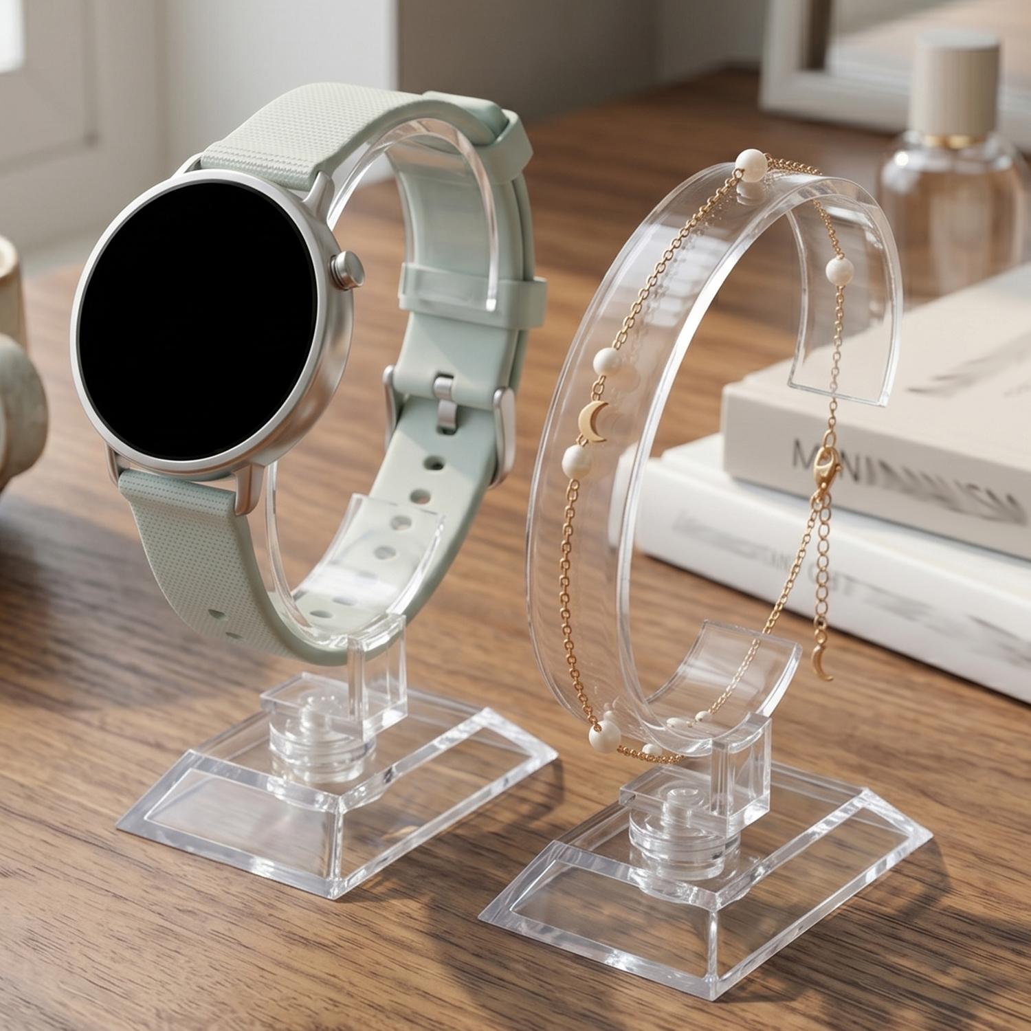 Transparent Watch Display Stan - Jewels On Watches ulasan dan harga