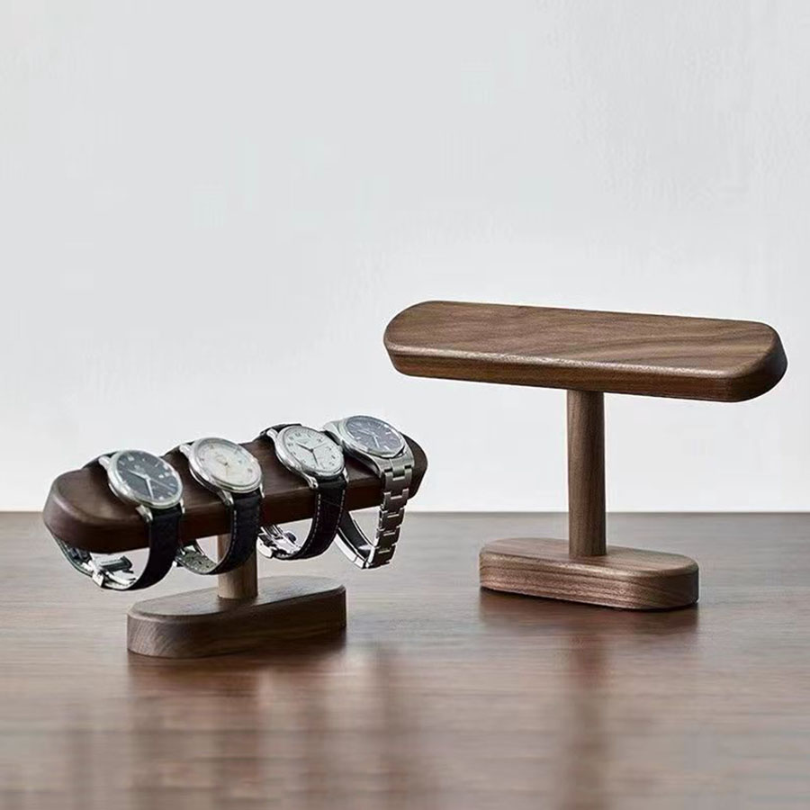 Creative Solid Walnut Wood Jew - Jewelry And Watches Store ulasan dan harga