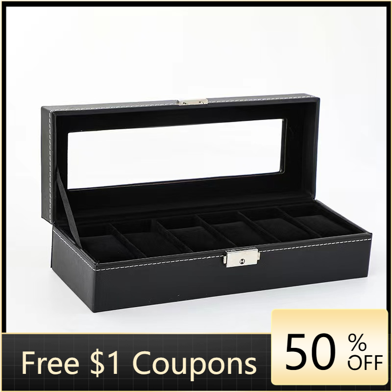 PU Leather Watch Box Organizer - Best Jewelry Watches ulasan dan harga