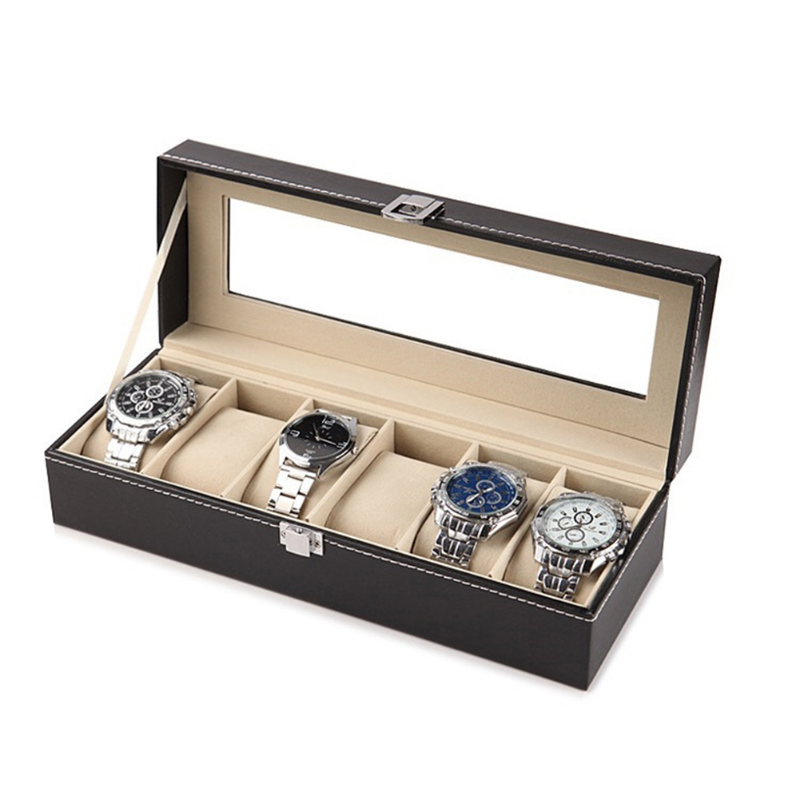 PU Leather Watch Box Organizer - Best Jewelry Watches ulasan dan harga