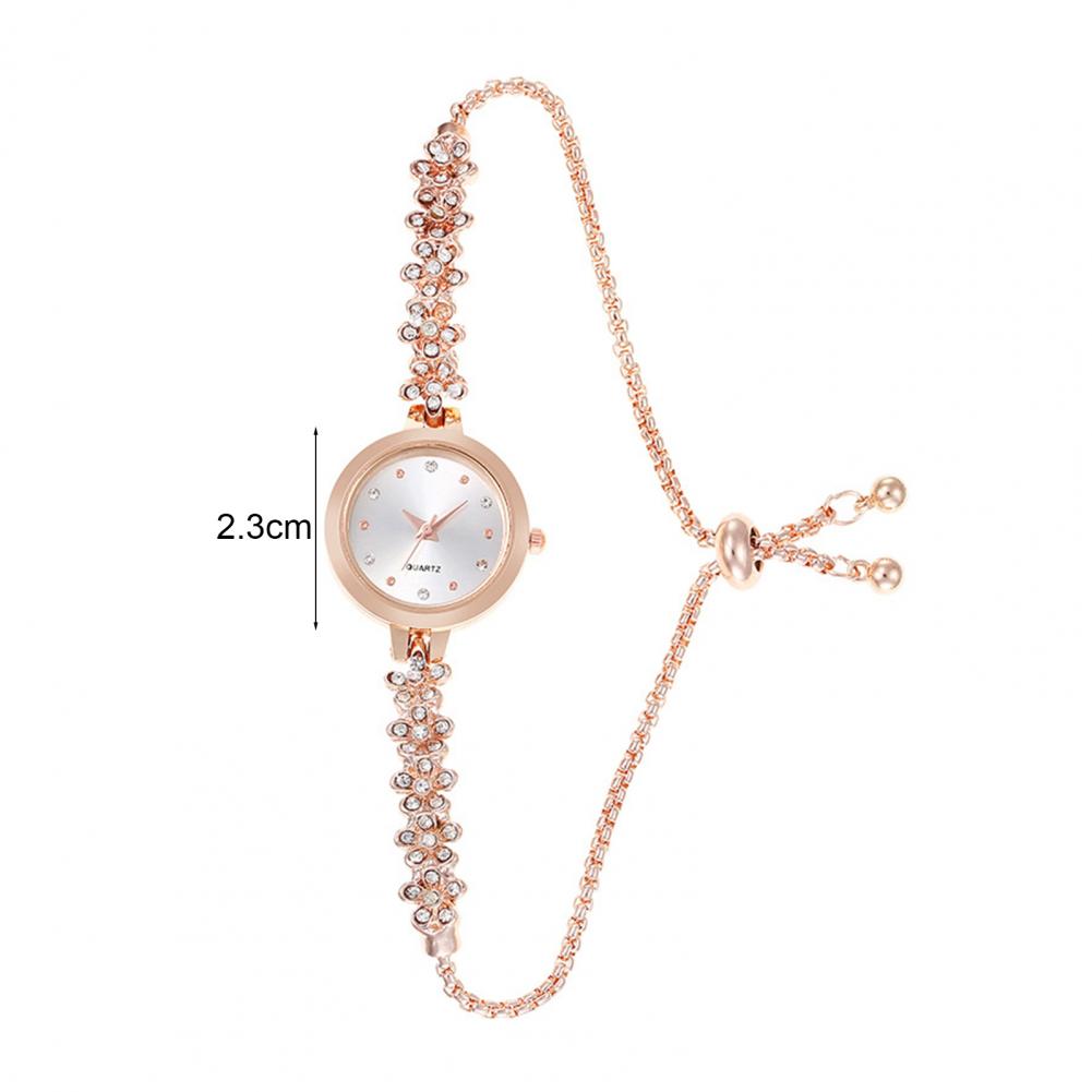2.3cm Women Rhinestone Bracele - Jewels On Watches ulasan dan harga