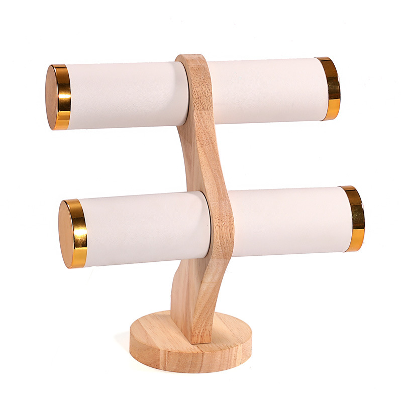 2-Tier Curved Wood Bracelet Ho - Jewelry And Watches Store ulasan dan harga