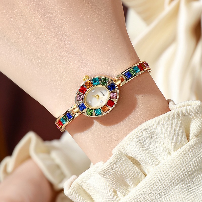 2pcs Elegant Colorful Rhinesto - Jewels On Watches ulasan dan harga