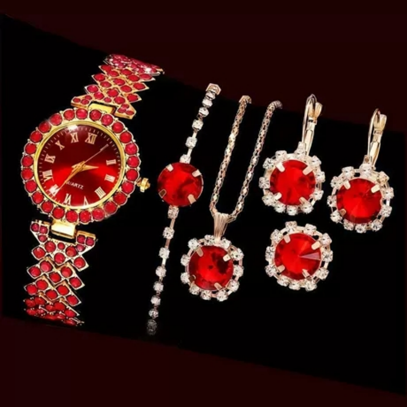 6PCS Elegant Women's Fashion J - Jewels On Watches ulasan dan harga