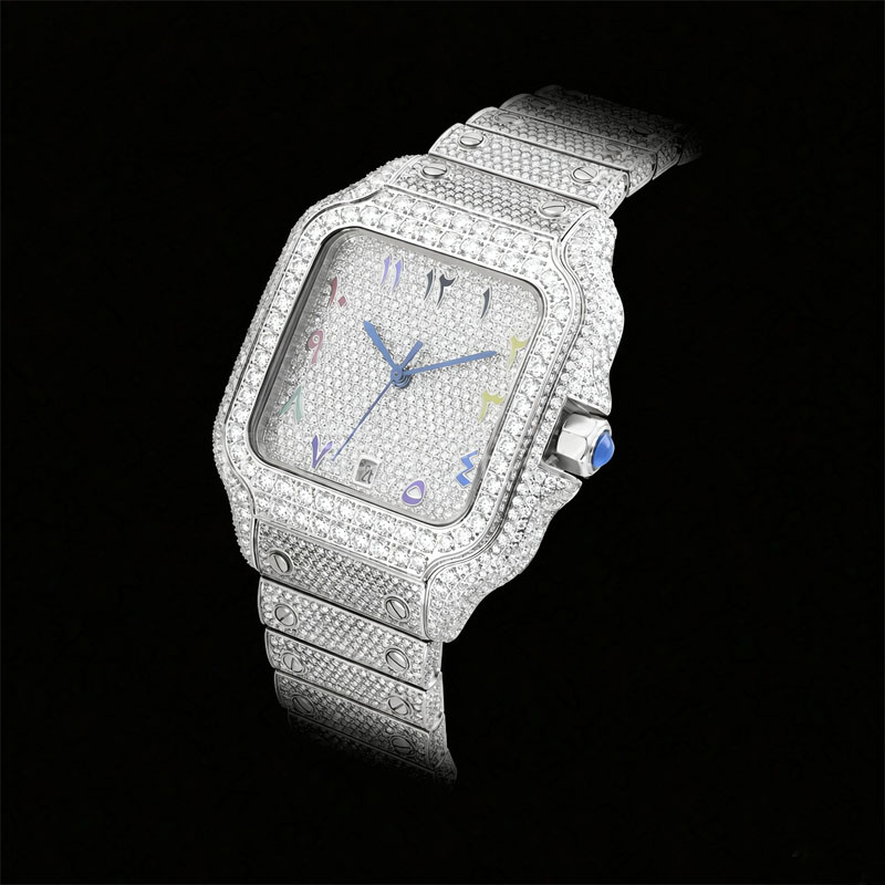 Luxury VVS Moissanite Watch Fo - Vvs Jewelry Watches ulasan dan harga